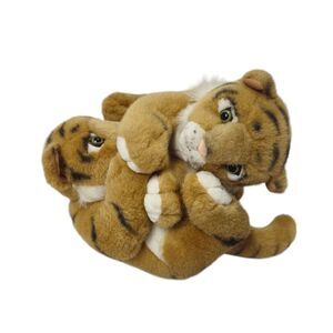 Fiesta Plush Baby Tiger Cubs Playing Wild Cats Stuffed Animals 9194 11"
